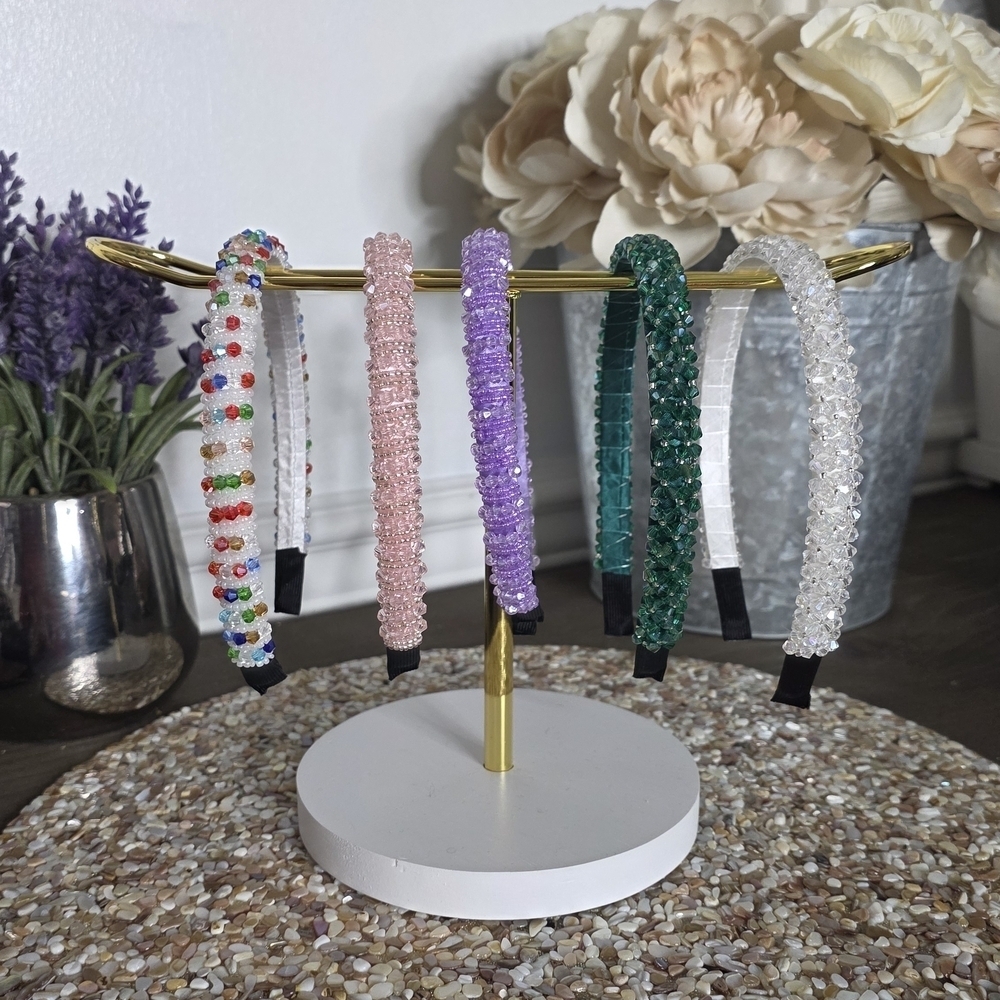 Vibrant Beaded Headband Collection - Picture 3 of 3